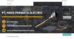 Desktop Screenshot of hadepermataelectric.com